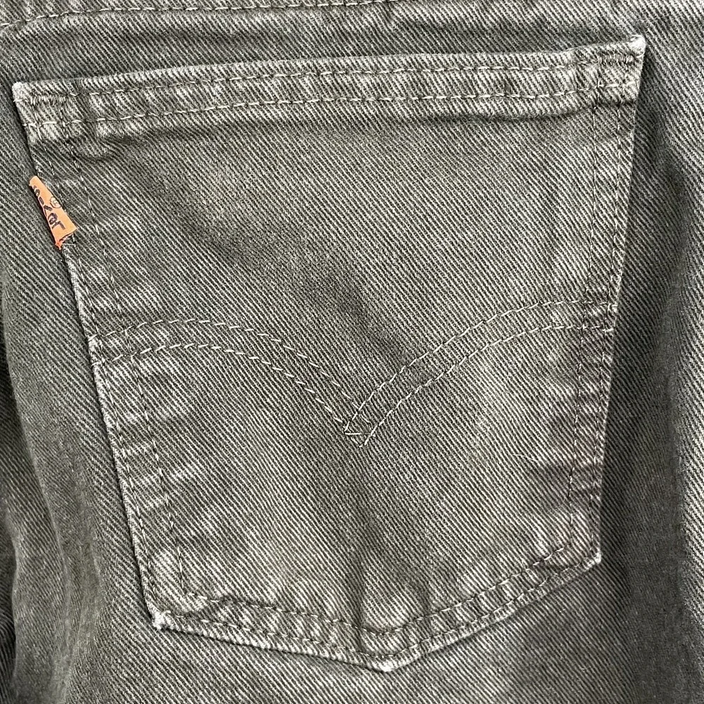 Vintage Levi's 560 Jeans 29x28* Army Green Loose Baggy‎ Taper Retro 90s Made USA